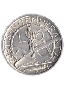 1933 San Marino Monetazione Antica 5 Lire  Ag Spl+